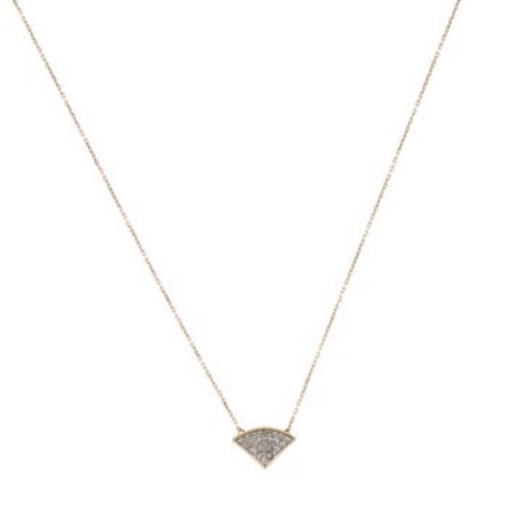 adina reyter Jewelry - 14K Diamond Folded Kite Necklace
